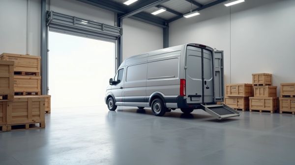 Louez un camion avec hayon pour transporter vos marchandises